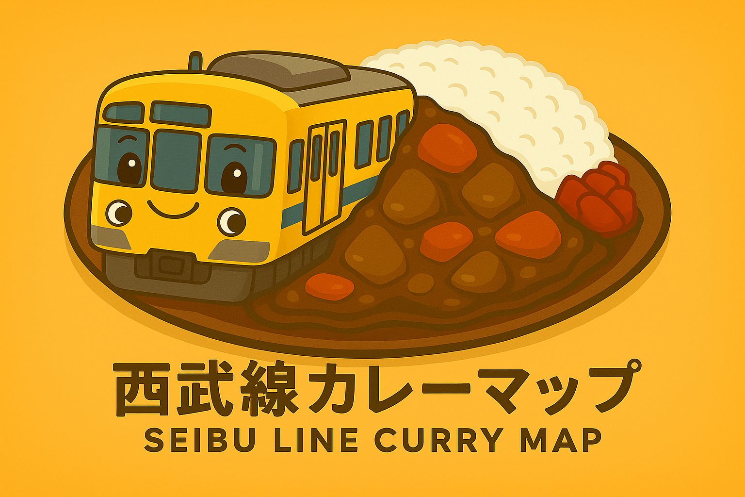 西武線カレーマップ